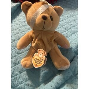 Cherished Teddies Enesco Jacki Heart of Gold Plush Bear Bandage 1998 518883